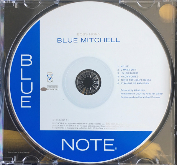 Blue Mitchell - Boss Horn | Blue Note (7243 5 63814 2 1) - 4 Blue Mitchell - Boss Horn | Blue Note (7243 5 63814 2 1) - 4