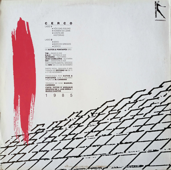 Xutos & Pontapés - Cerco | Dansa Do Som (LP85DDS001) - 2