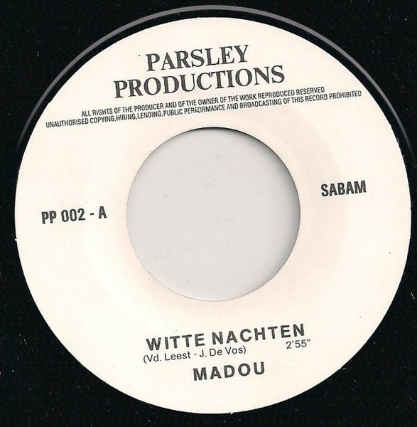 Madou - Witte Nachten / Bijna Gelukkig | Parsley Productions (PP 002) - 3 Madou - Witte Nachten / Bijna Gelukkig | Parsley Productions (PP 002) - 3