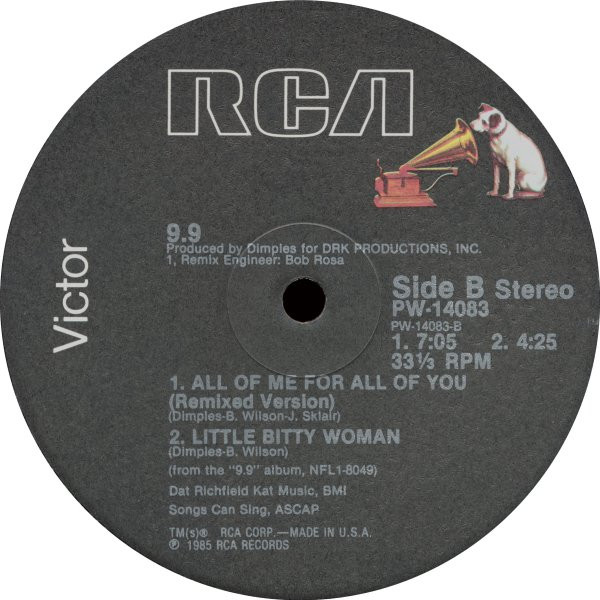 9.9 - All Of Me For All Of You | RCA (PW-14083) - 4 9.9 - All Of Me For All Of You | RCA (PW-14083) - 4