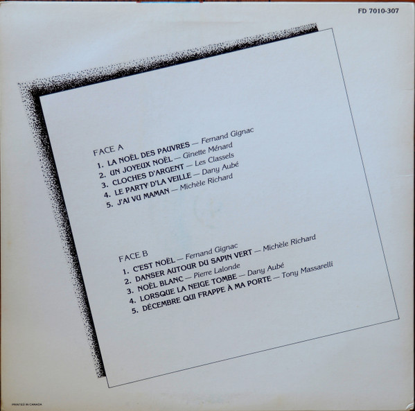 Various - Noël Blanc | Not On Label (FD 7010-307) - 2