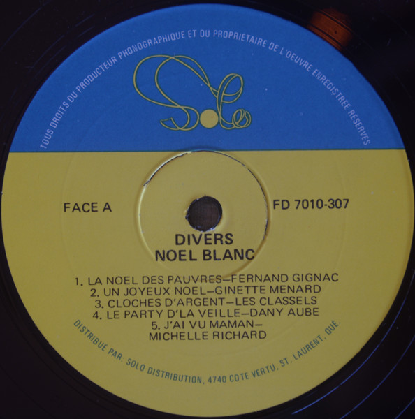 Various - Noël Blanc | Not On Label (FD 7010-307) - 3