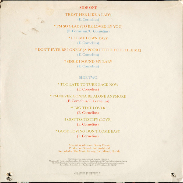 Cornelius Brothers & Sister Rose - Greatest Hits | United Artists Records (UA-LA593-G) - 2 Cornelius Brothers & Sister Rose - Greatest Hits | United Artists Records (UA-LA593-G) - 2