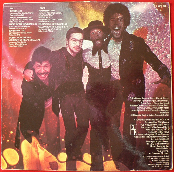Return To Forever Featuring Chick Corea - No Mystery | Polydor (2310 378) - 2