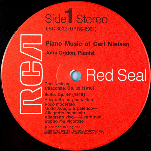 Carl Nielsen , John Ogdon - Piano Music Of Carl Nielsen | RCA Red Seal (LSC-3002) - 3 Carl Nielsen , John Ogdon - Piano Music Of Carl Nielsen | RCA Red Seal (LSC-3002) - 3