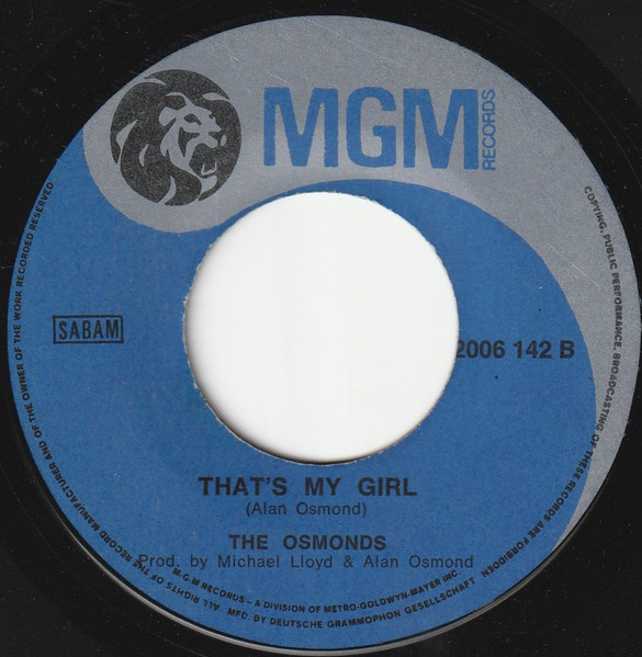 The Osmonds - Crazy Horses | MGM Records (2006 142) - 3