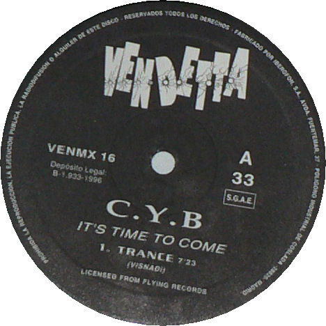 C*Y*B - It's Time To Come | Vendetta Records (VENMX 16) - main C*Y*B - It's Time To Come | Vendetta Records (VENMX 16) - main