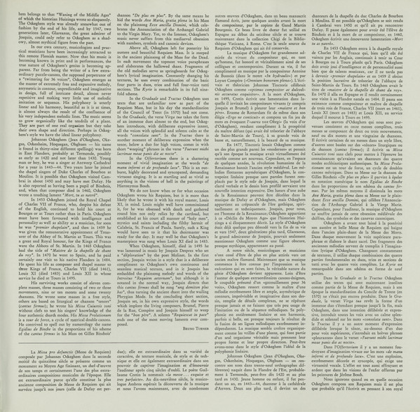 Johannes Ockeghem / Josquin Des Prés - Pro Cantione Antiqua - Missa Pro Defunctis / Déploration Sur La Mort D'Ockeghem | Archiv Produktion (2533 145) - 4