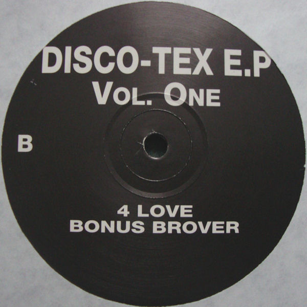 Disco-Tex - Vol. One | Disco-Tex Records (DT 001)