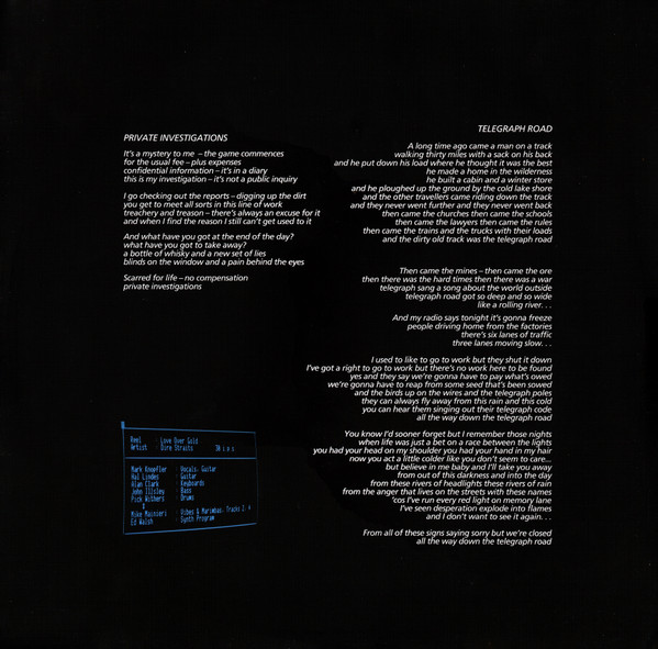 Dire Straits - Love Over Gold | Vertigo (3752906) - 3