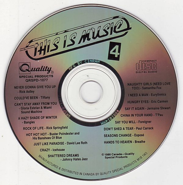 Various - This Is Music 4 | Quality Special Products (QRSPD-1077) - 3