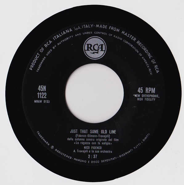 Nico Fidenco - Trust Me / Just That Same Old Line | RCA Italiana (45N 1122) - 4 Nico Fidenco - Trust Me / Just That Same Old Line | RCA Italiana (45N 1122) - 4