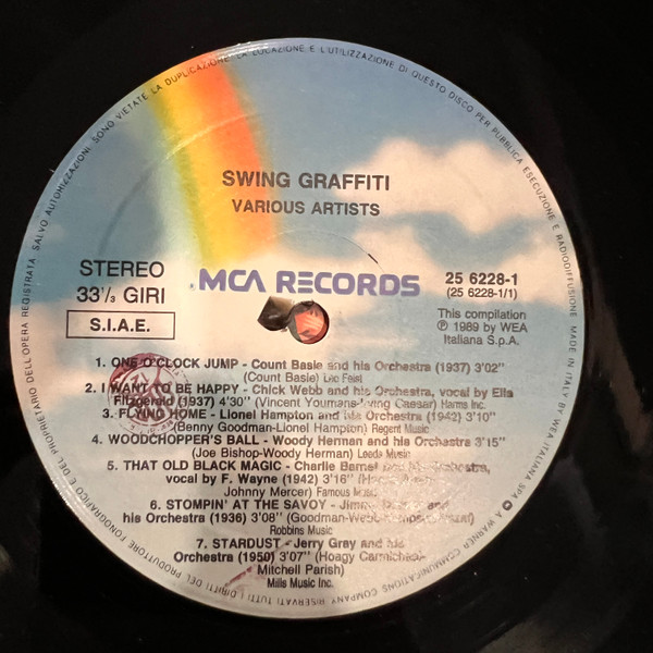 Various - Swing Graffiti 15 Greatest Hits | WEA Italiana S.p.A. (25 6228 1) - 4 Various - Swing Graffiti 15 Greatest Hits | WEA Italiana S.p.A. (25 6228 1) - 4