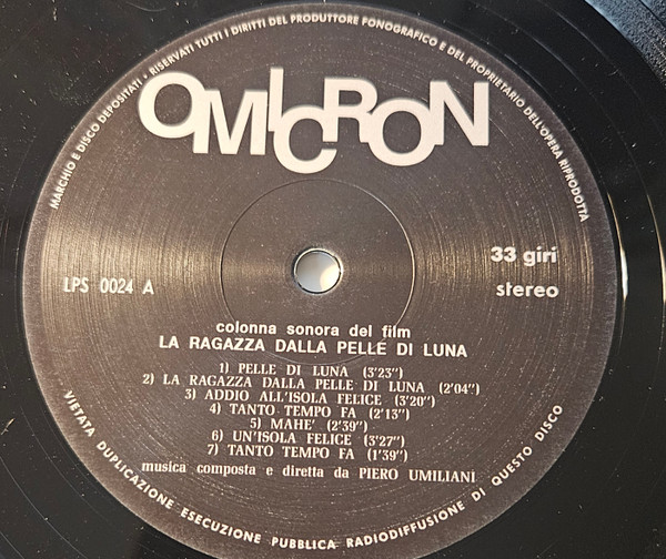 Piero Umiliani - La Ragazza Dalla Pelle Di Luna | Schema (SCEB 936 LP) - 3 Piero Umiliani - La Ragazza Dalla Pelle Di Luna | Schema (SCEB 936 LP) - 3