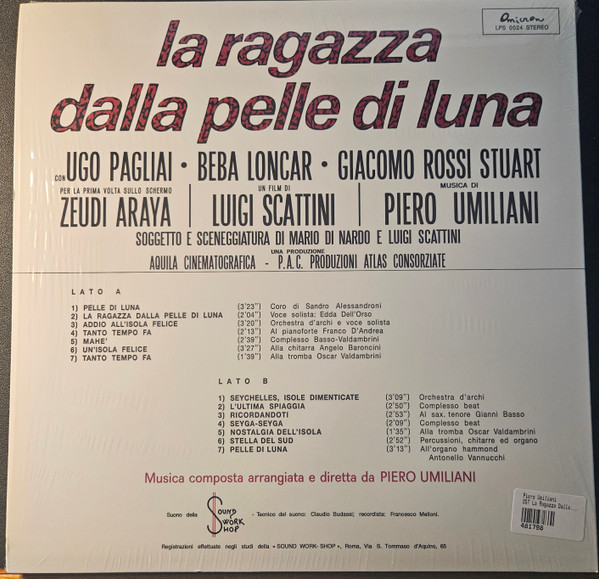 Piero Umiliani - La Ragazza Dalla Pelle Di Luna | Schema (SCEB 936 LP) - 2 Piero Umiliani - La Ragazza Dalla Pelle Di Luna | Schema (SCEB 936 LP) - 2