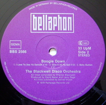 Blackwell - Boogie Down! | Bellaphon (BBS 2566) - 4 Blackwell - Boogie Down! | Bellaphon (BBS 2566) - 4