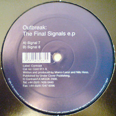 Outbreak - The Final Signals E.P. | Contrast (CONT011-6) - 3