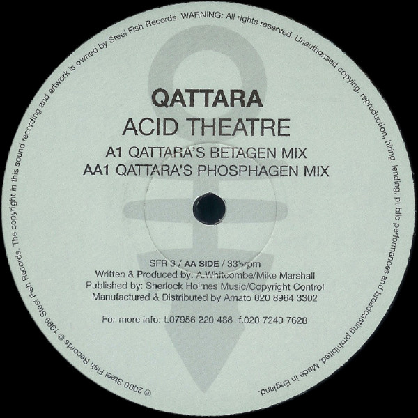 Qattara - Acid Theatre | Steel Fish Records (SFR 3)