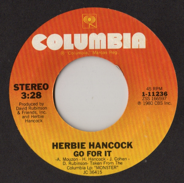 Herbie Hancock - Go For It / Stars In Your Eyes | Columbia (1-11236)