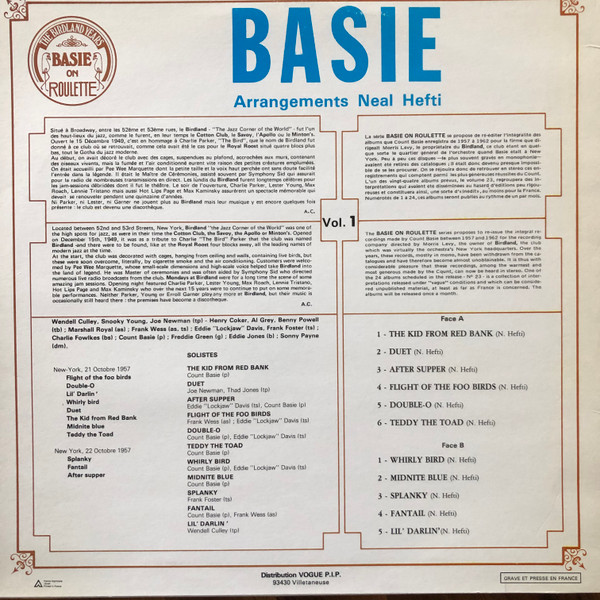 Count Basie Orchestra - Basie | Roulette (500001) - 2