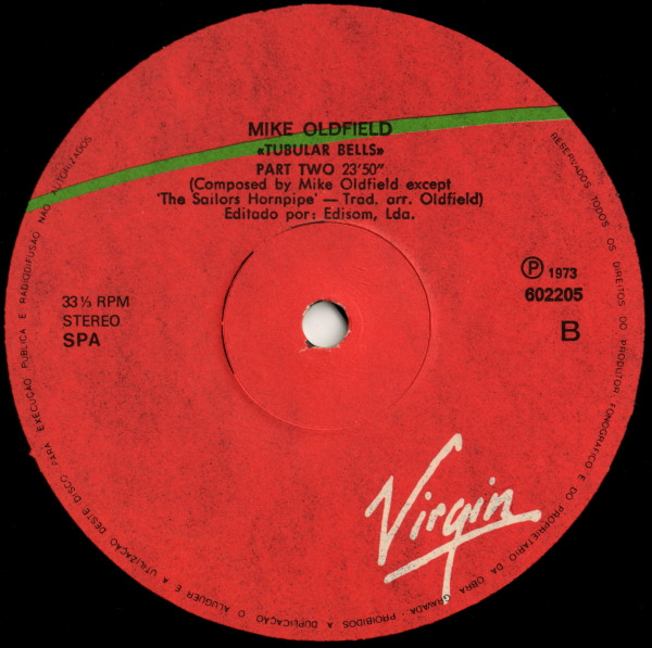 Mike Oldfield - Tubular Bells | Virgin (602205) - 4