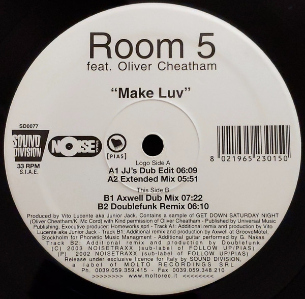Room 5 - Make Luv | Sound Division (SD0077) - 4
