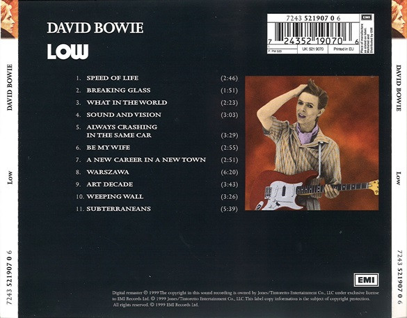 David Bowie - Low | EMI (7243 521907 0 6) - 2 David Bowie - Low | EMI (7243 521907 0 6) - 2