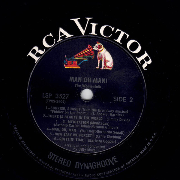The Womenfolk - Man Oh Man! | RCA Victor (LSP-3527) - 4 The Womenfolk - Man Oh Man! | RCA Victor (LSP-3527) - 4