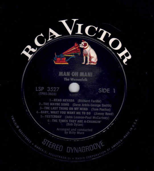 The Womenfolk - Man Oh Man! | RCA Victor (LSP-3527) - 3 The Womenfolk - Man Oh Man! | RCA Victor (LSP-3527) - 3