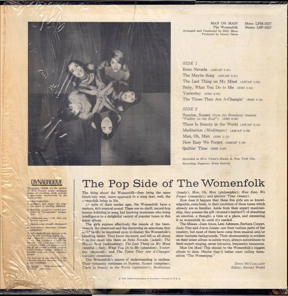 The Womenfolk - Man Oh Man! | RCA Victor (LSP-3527) - 2 The Womenfolk - Man Oh Man! | RCA Victor (LSP-3527) - 2