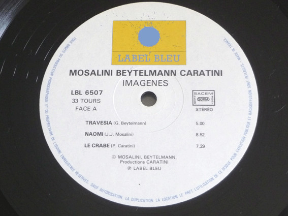 Juán José Mosalini - Gustavo Beytelmann - Patrice Caratini - Imagenes | Label Bleu (LBL 6507) - 3 Juán José Mosalini - Gustavo Beytelmann - Patrice Caratini - Imagenes | Label Bleu (LBL 6507) - 3