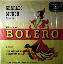 Maurice Ravel , Hector Berlioz , Orchestre De La Société Des Concerts Du Conservatoire , Charles Munch - Ravel: Bolero - Berlioz: The Corsair Overture & The Benvenuto Cellini Overture | Richmond (B-19001) - main