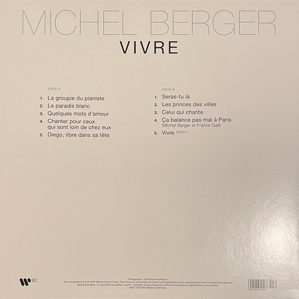 Michel Berger - Vivre | CMBM (5021732273413) - 2 Michel Berger - Vivre | CMBM (5021732273413) - 2