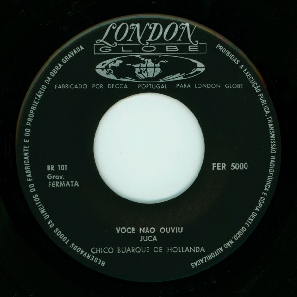 Chico Buarque De Hollanda - A Banda | London Globe (FER 5000) - 4 Chico Buarque De Hollanda - A Banda | London Globe (FER 5000) - 4