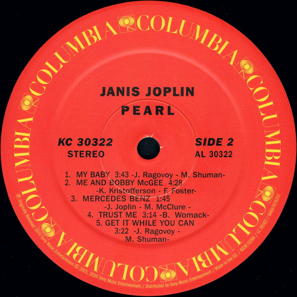 Janis Joplin - Pearl | Columbia (88697978251) - 4 Janis Joplin - Pearl | Columbia (88697978251) - 4