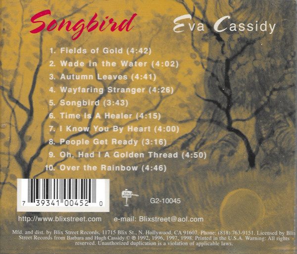 Eva Cassidy - Songbird | Blix Street Records (G2-10045) - 2