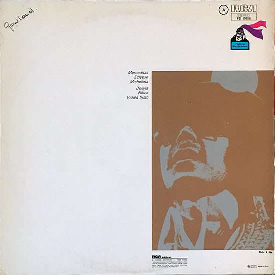 Gato Barbieri - Bolivia | Flying Dutchman (FD-10158) - 3 Gato Barbieri - Bolivia | Flying Dutchman (FD-10158) - 3