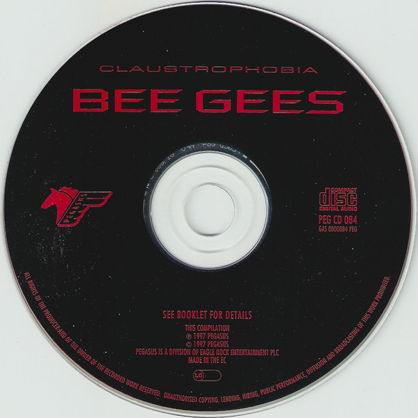 Bee Gees - Claustrophobia | Pegasus (PEG CD 084) - 4 Bee Gees - Claustrophobia | Pegasus (PEG CD 084) - 4