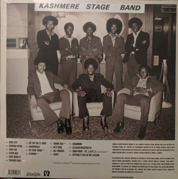 Kashmere Stage Band - Texas Thunder Soul 1968-1974 | Now-Again Records (NA5023) - 2