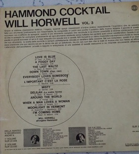 Will Horwell - Hammond Cocktail Vol. 3 | Ricordi International (SLIR 22.032) - 2