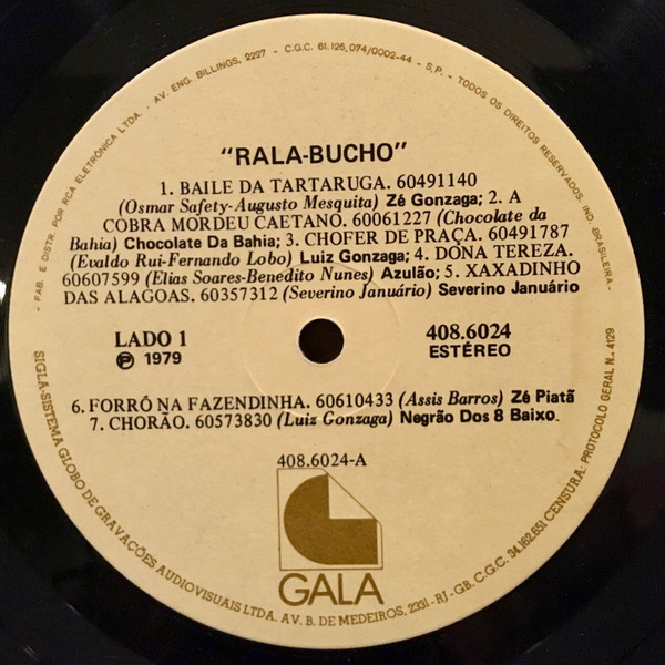 Various - Gala 79 Apresenta: Rala-Bucho | Gala (408.6024) - 3