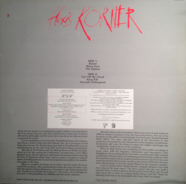Alexis Korner - Juvenile Delinquent | Virgin (CAS 1165) - 2 Alexis Korner - Juvenile Delinquent | Virgin (CAS 1165) - 2