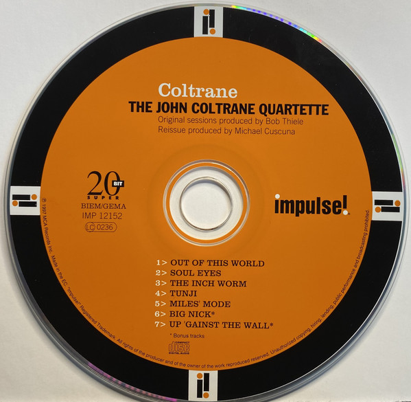 John Coltrane - Coltrane | Impulse! (IMP 12152) - 3