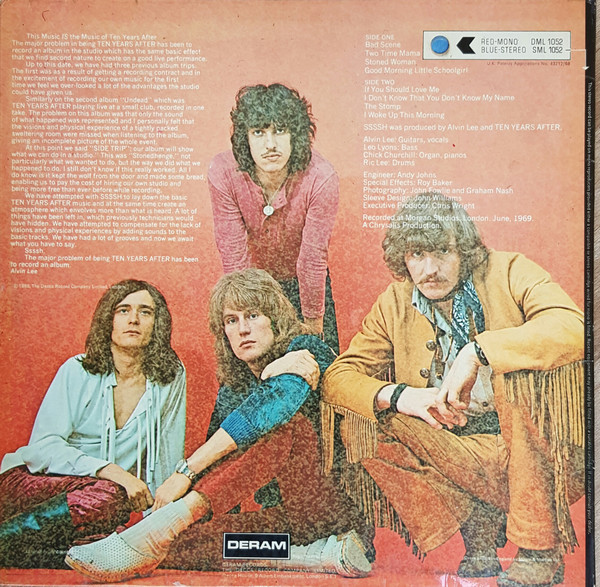 Ten Years After - Ssssh. | Deram (SML 1052) - 4 Ten Years After - Ssssh. | Deram (SML 1052) - 4