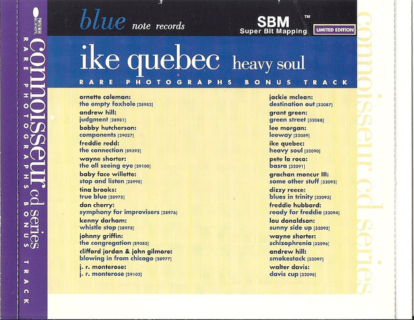 Ike Quebec - Heavy Soul | Blue Note (CDP 7243 8 32090 2 6) - 3