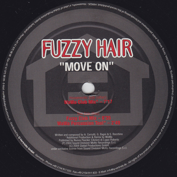 Fuzzy Hair - Move On | Houseworks (HW026) - 4