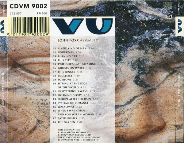 John Foxx - Assembly | Virgin (CDVM 9002) - 2