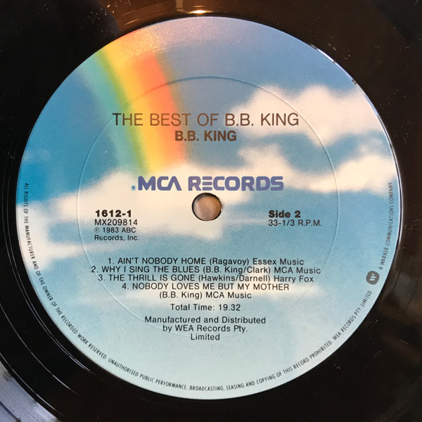 B.B. King - The Best Of B.B. King | MCA Records (1612-1) - 4 B.B. King - The Best Of B.B. King | MCA Records (1612-1) - 4
