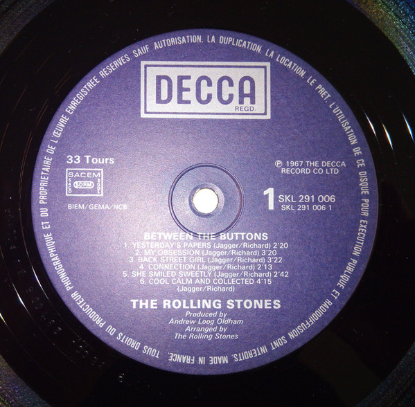 The Rolling Stones - Between The Buttons | Decca (291.006) - 3 The Rolling Stones - Between The Buttons | Decca (291.006) - 3