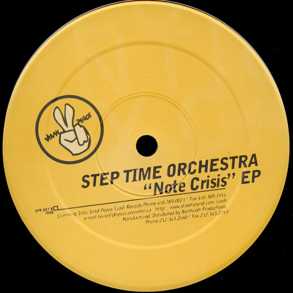 Step Time Orchestra - Note Crisis EP | Vinyl Peace (VPR 027) - 2
